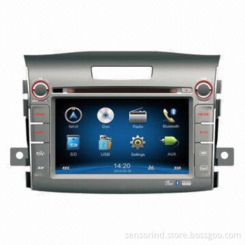 Car DVD Player for HONDA CRV2012, NAV/BT/MP3/DVD/USB, with 7" TFT Monitor